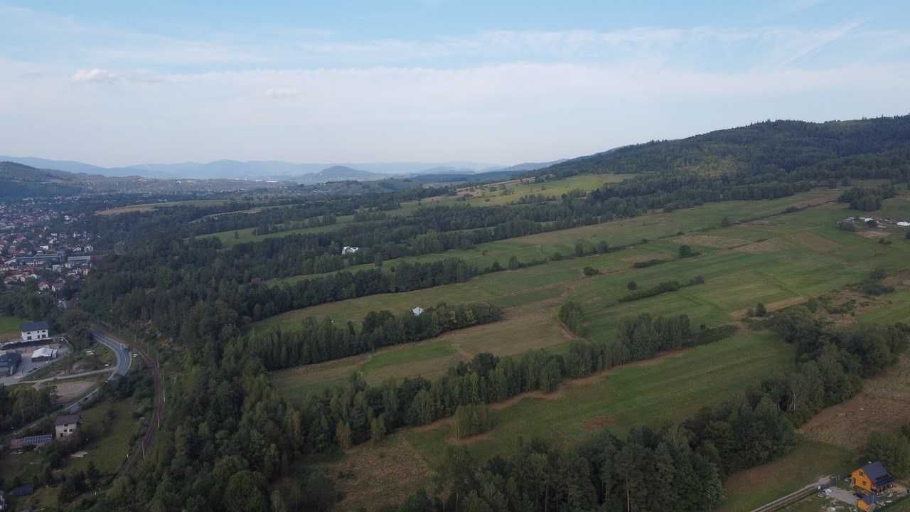 Działka pod lasem Cisiec/Węgierska-Górka