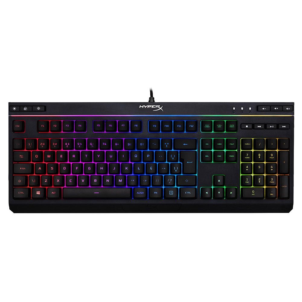 Teclado Gaming HYPERX Alloy Core RGB (PT-BR - Preto)