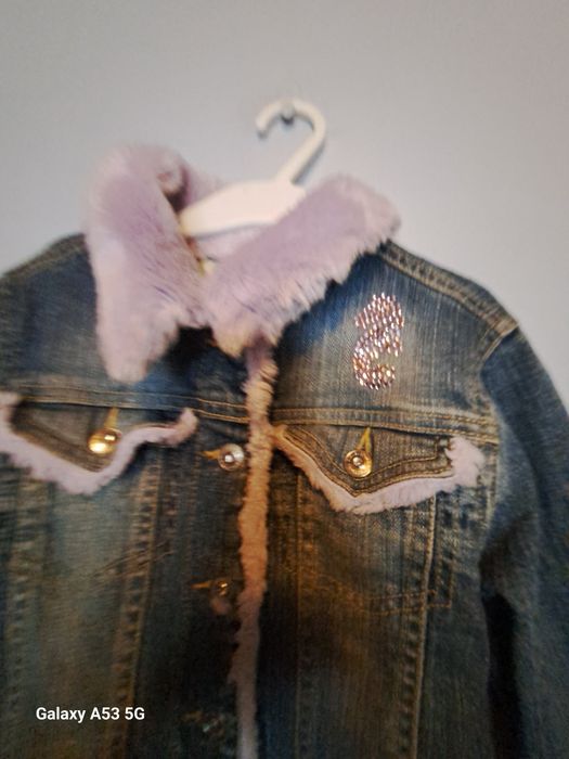 Kurtka jeansowa disney r 104