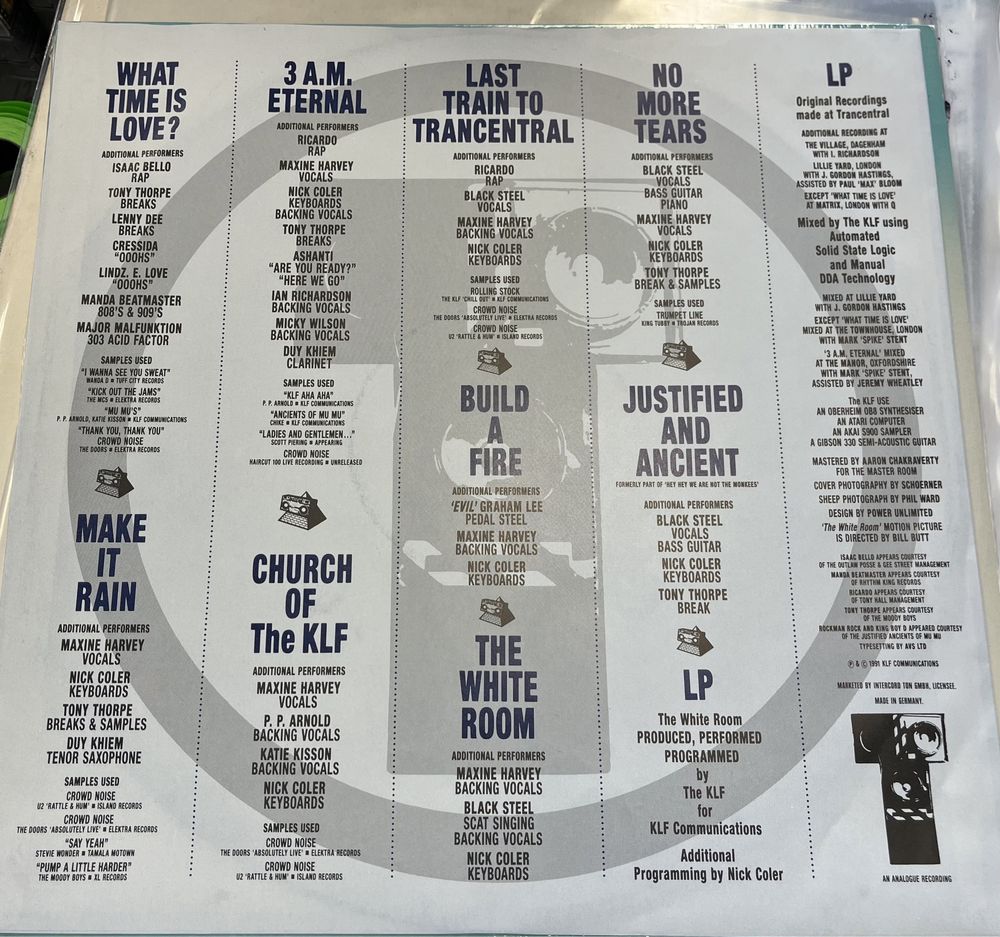 The KLF - The White Room (Vinyl, 1991, Germany, Album, LP, NM)