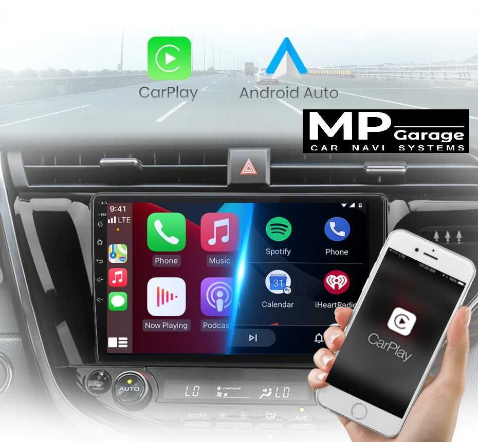 TOYOTA CAMRY 8 Radio Android CarPlay/AA LTE Qled 4G Montaż