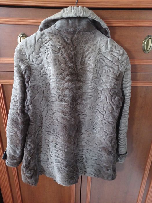 damskie naturalne futro, karakuły, L, XL