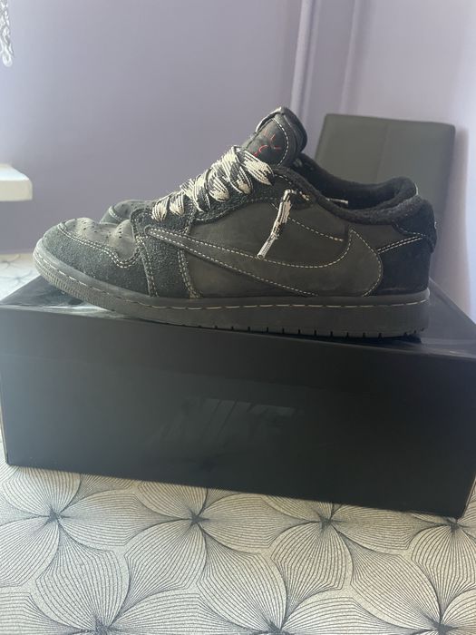 Buty air jordan 1 low travis scott black phantom