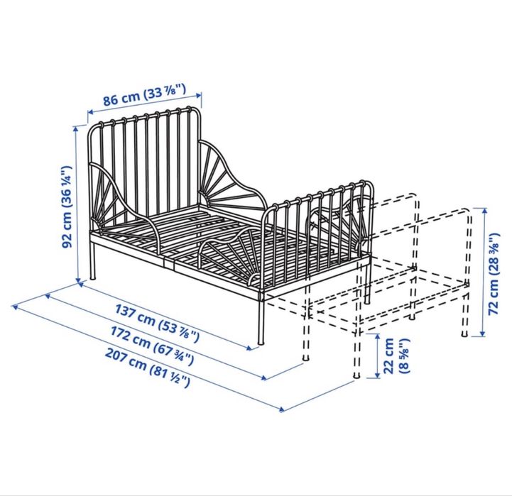 Cama extensivel ikea crianca