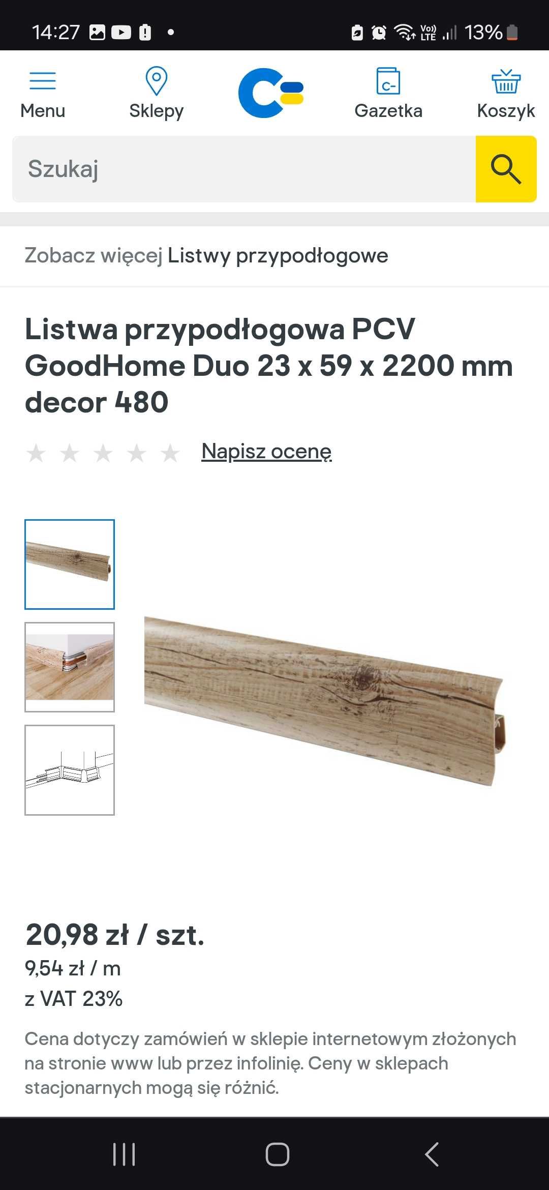 Listwa przypodłogowa