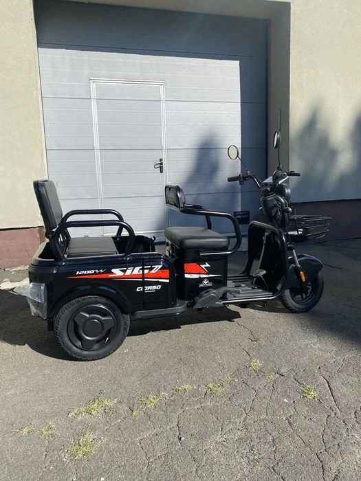 Електроскутер CORSO SIG7 1200W 72V/23AH Трицикл, Безкоштовна доставка!