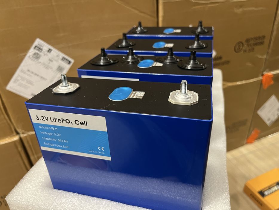 Продам ячейки (аккумуляторы) LiFePO4 EVE MB 31 MB31 V3 314aH