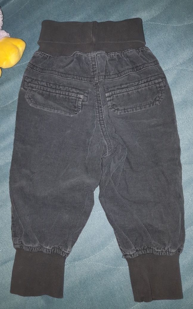 Spodnie sztruksowe dla chłopca r. 80