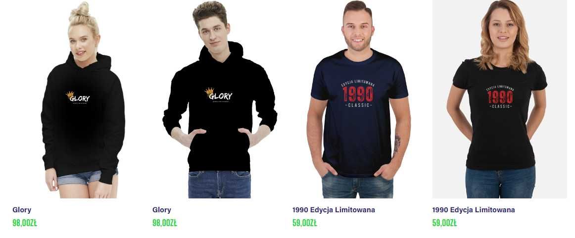 T-shirty i Bluzy! Projektowanie Nadruków na Ubrania - Sprzedaż Tanio