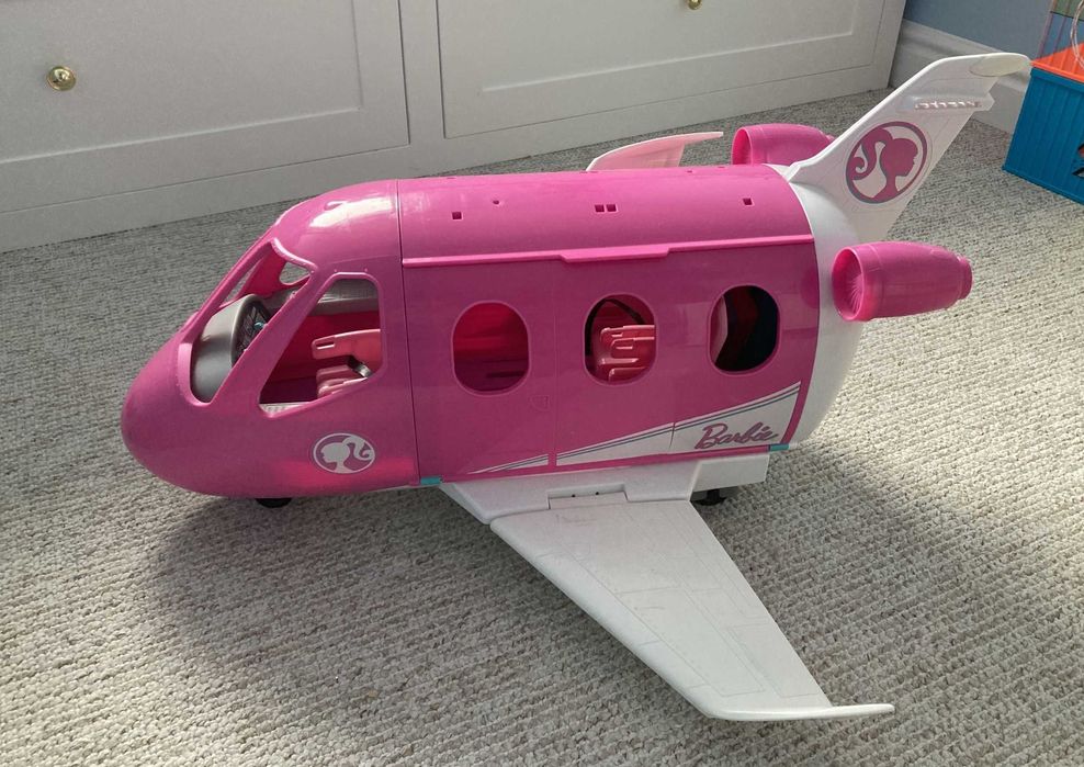 SAMOLOT BARBIE_Gratis lalka Barbie Pilotka_w idealnym stanie
