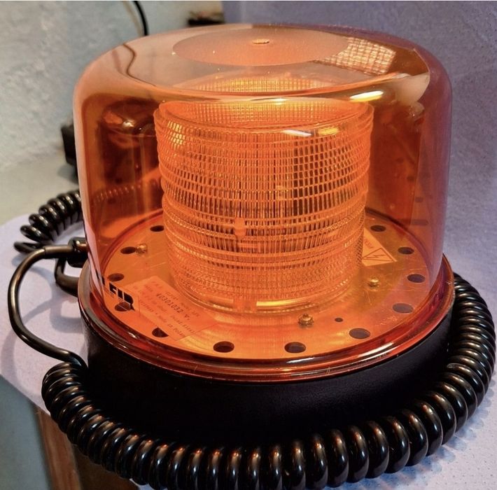 Lampa ostrzegawcza | Kogut | STROBOSKOP | Polska ELFIR | pomarańczowa