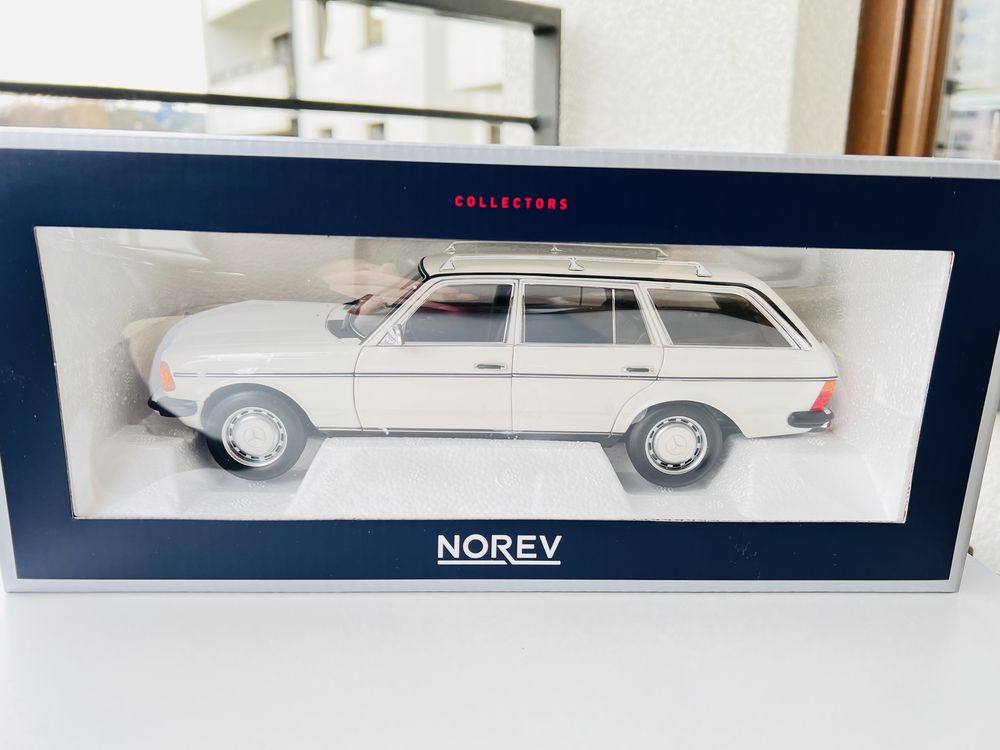 Mercedes-Benz 200T W123 kombi „beczka” limit 1000 szt. Norev 1/18