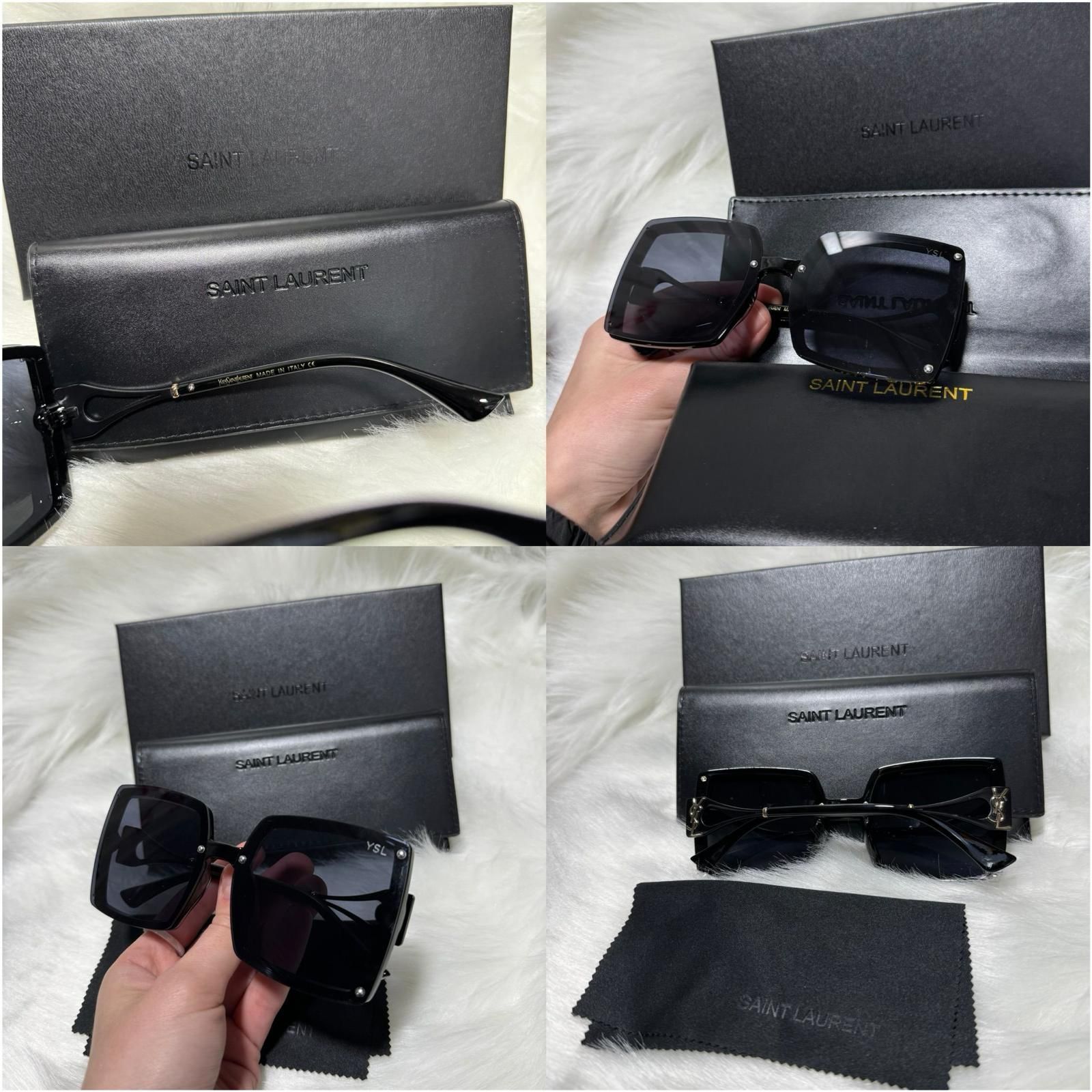 Wyjątkowe okulary przeciwsłoneczne marki Saint Laurent unisex NOWE hit