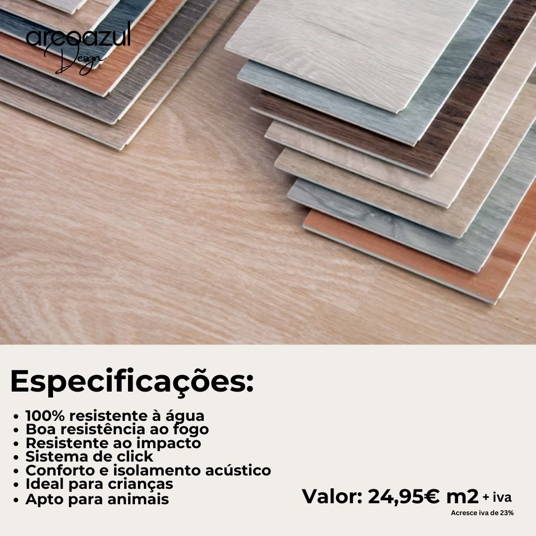 Pavimento Vinílico Spc - 6 Cores - 6 mm- 1220X225MM By Arcoazul