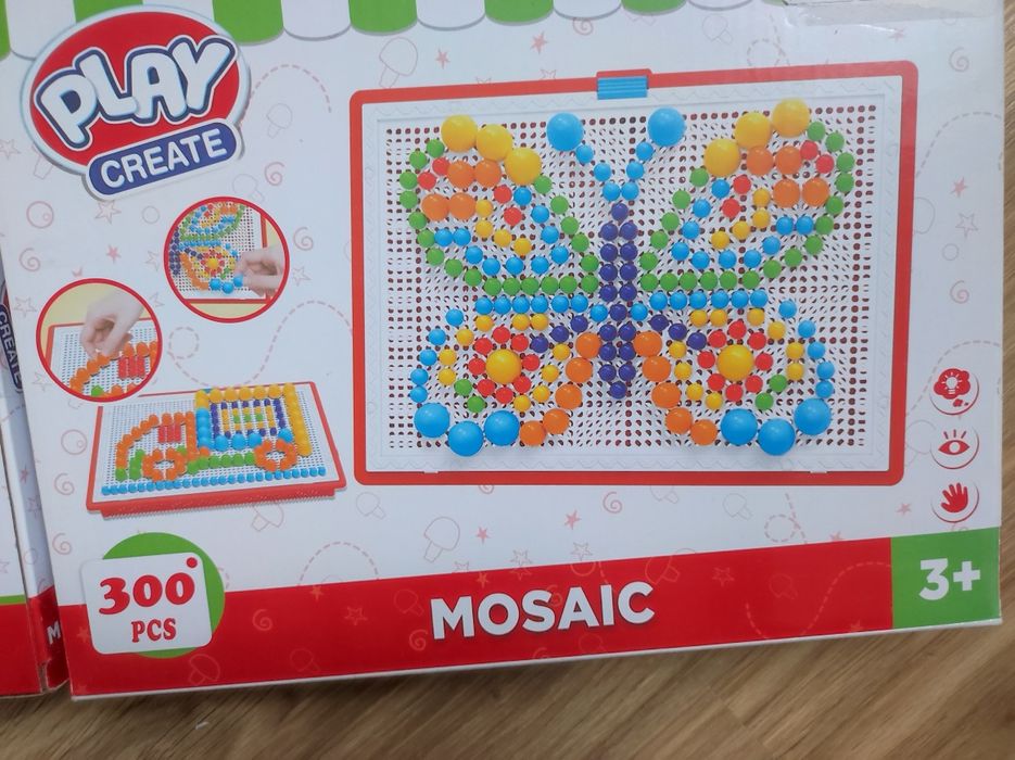 Puzzle pinezki grzybki układanka obrazkowa 296 sztuk