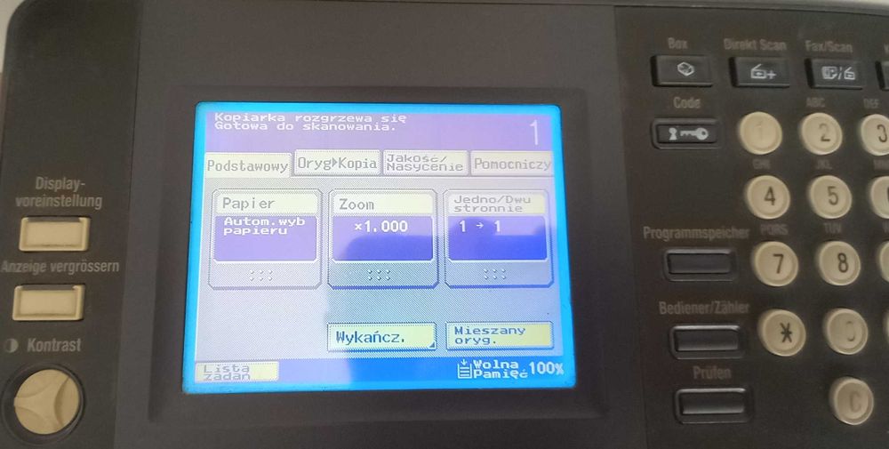 Conica Minolta Bizbub 222 A3 - KORPORACYJNE Urządzenie Wielofunkcyjne