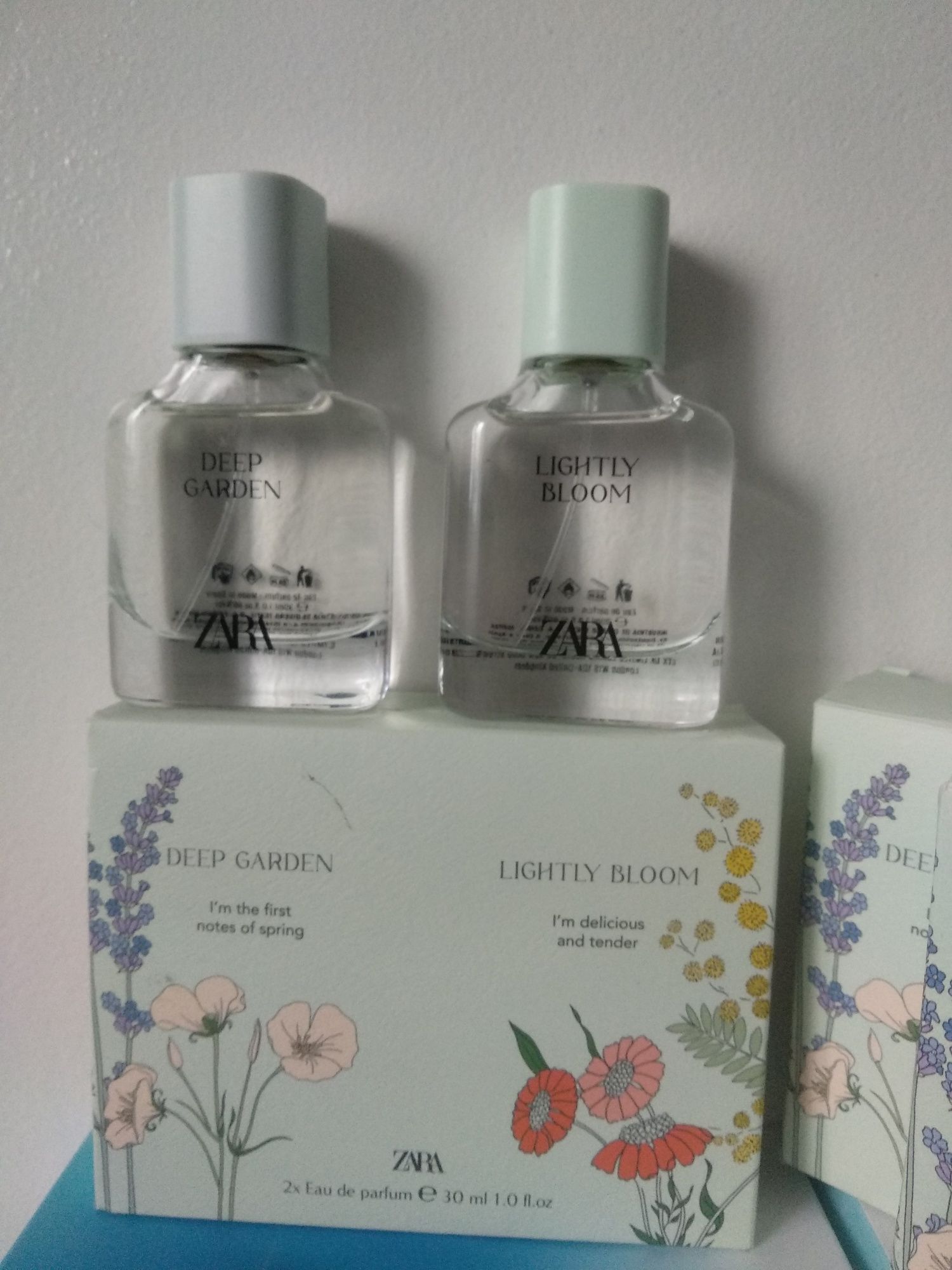 Жіночий набір парфумів zara Deep garden & Lightly bloom