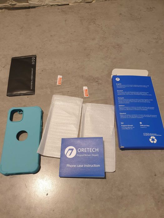 zestaw Etui + 2 szkła hartowane Iphone 12 mini