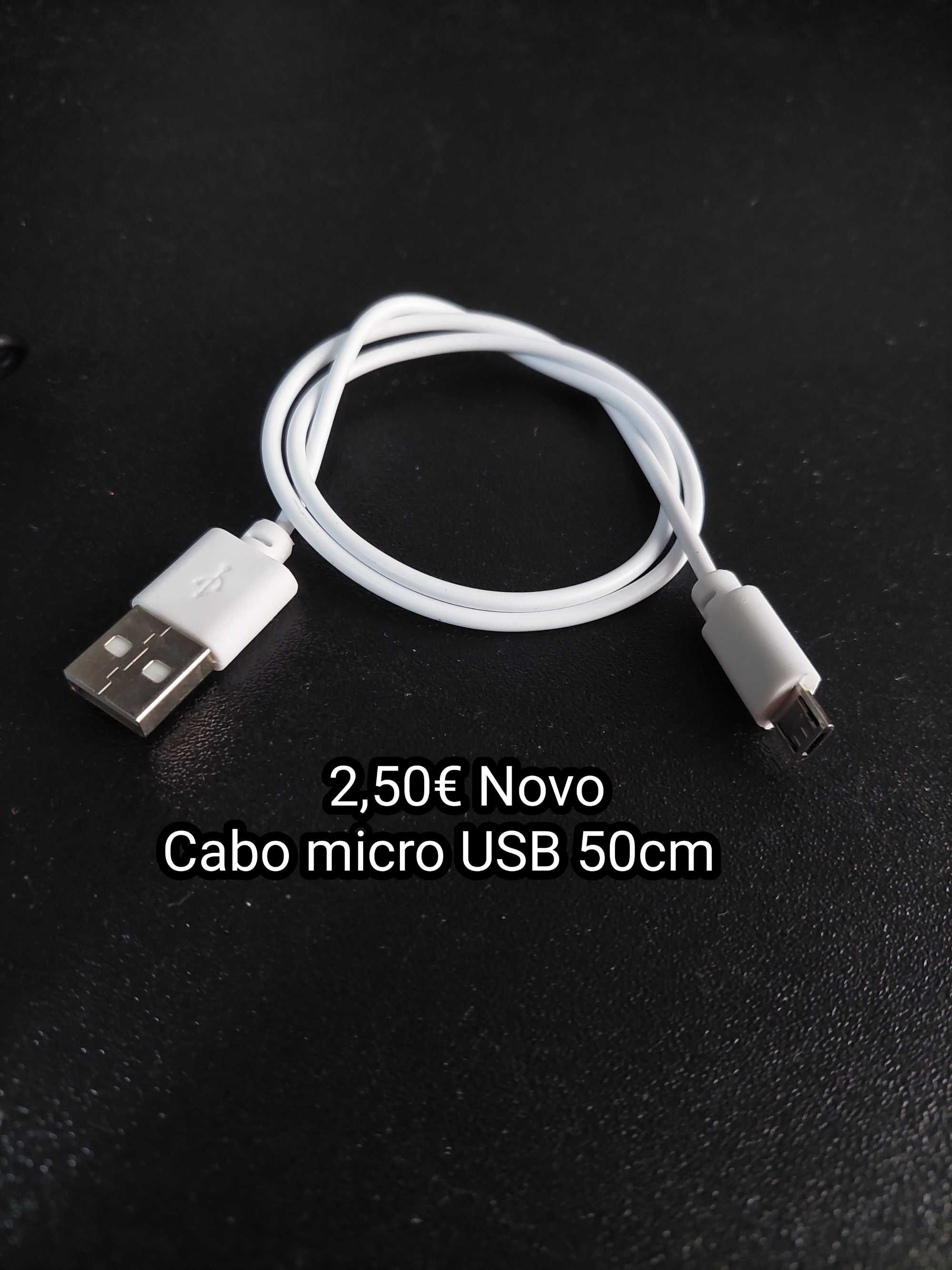 Cabos Micro USB como novos