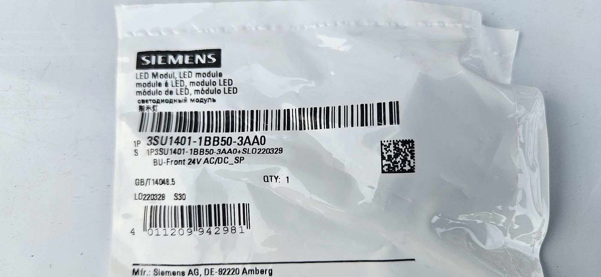 Siemens 
Нормально закритий контакт3SU1400-2AA10-1CA0
SIRIUS ACT.
1NC