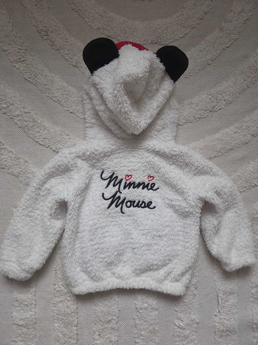 Ciepła bluza polar MINNIE MOUSE rozm 98/104 C&A + gratis