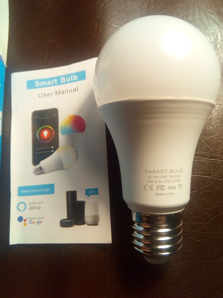 Tuya Wifi Smart Bulb 15W RGB