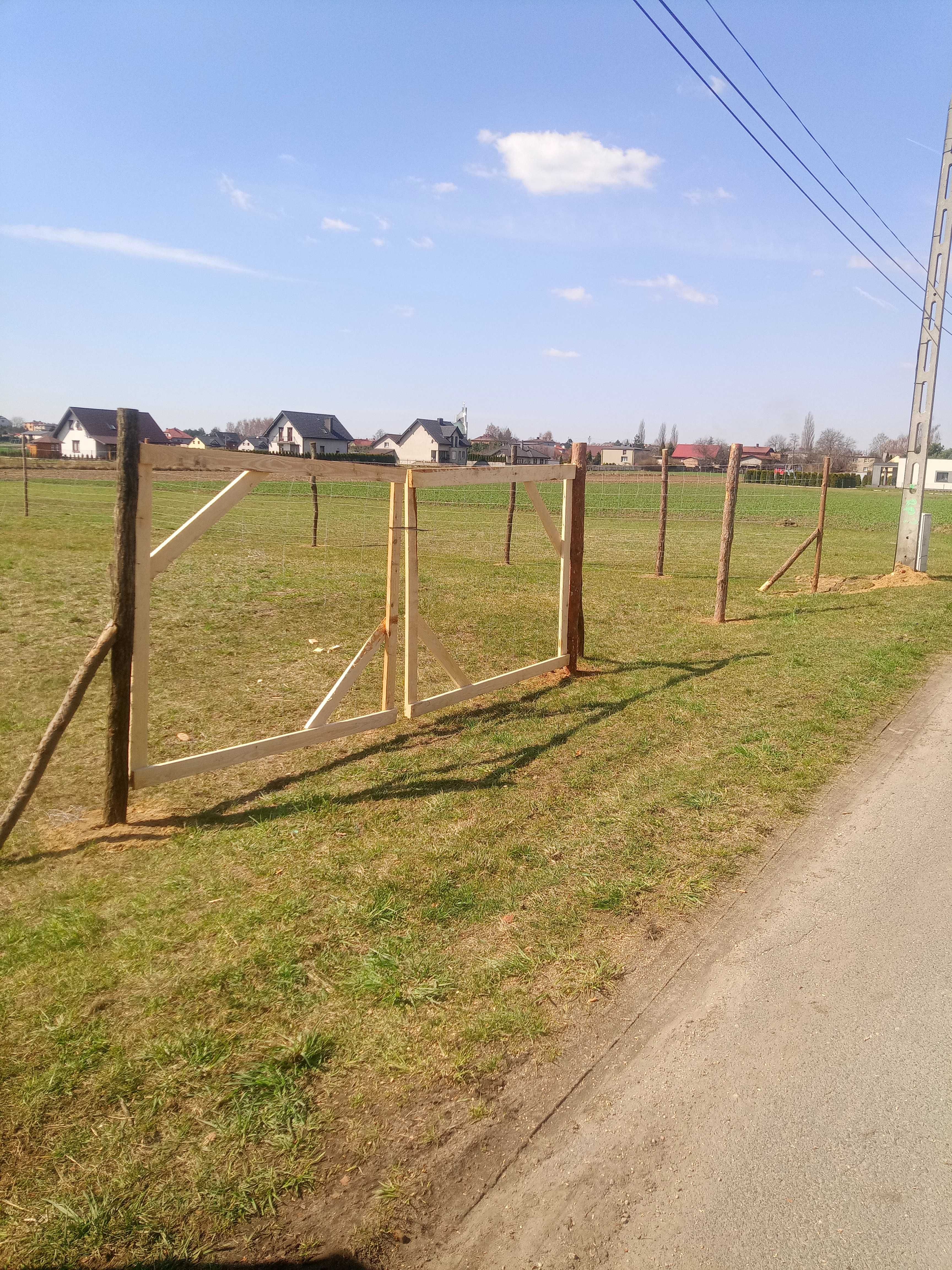 TANIE ogrodzenie budowlane TYMCZASOWE siatka leśna