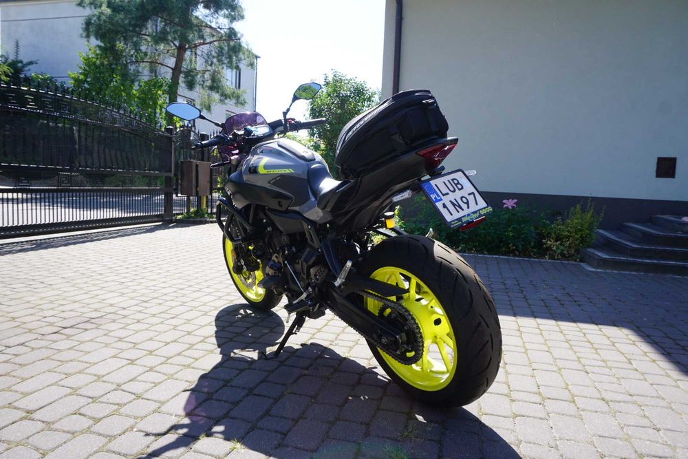 Yamaha MT 07 2017 ABS Polski Salon Nowe Opony IXIL Sakwy Dodatki