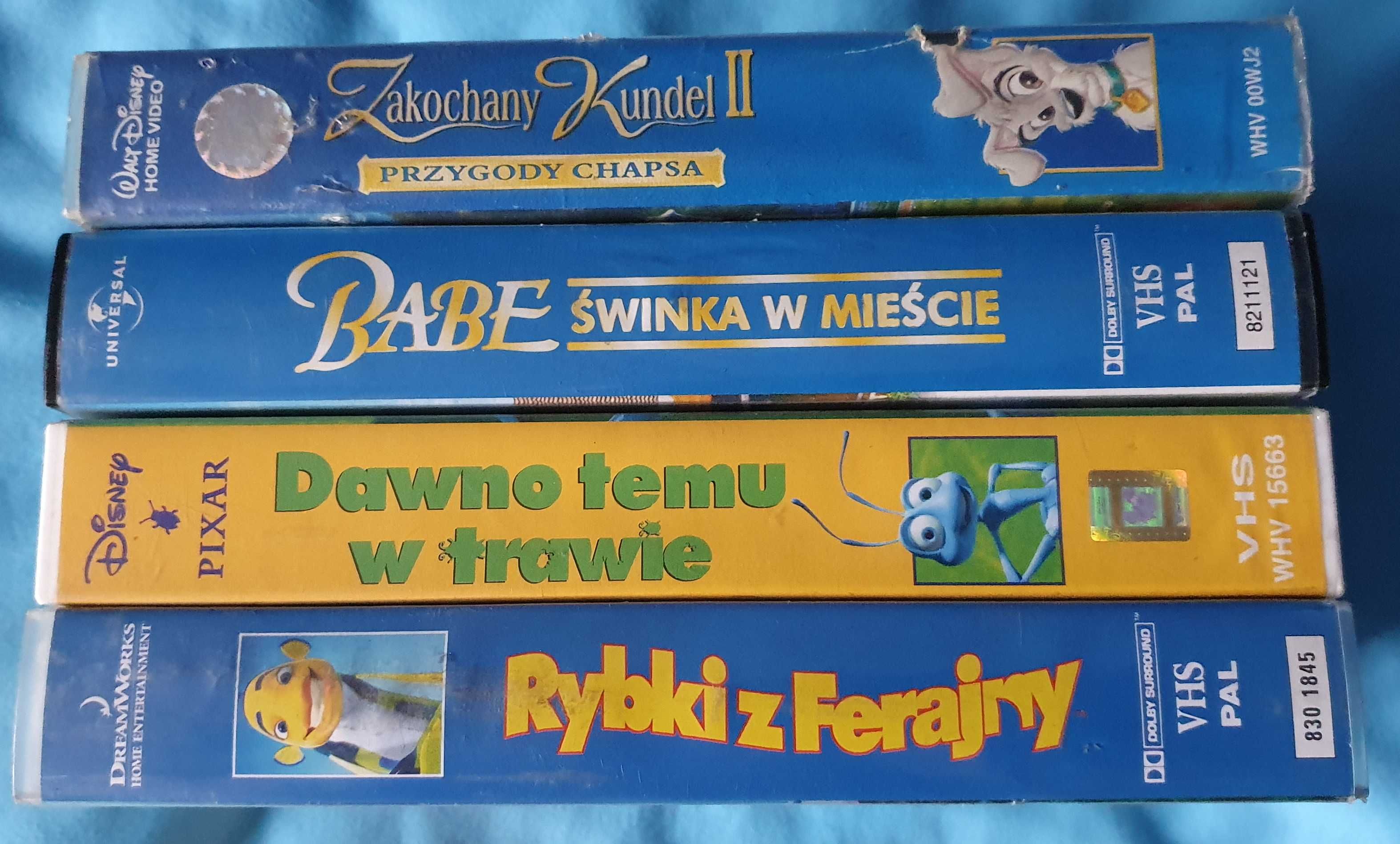 Bajki na kasetach VHS: Dawno temu w trawie, Babe świnka w mieście,