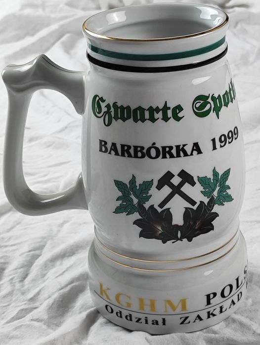 Kufel do piwa karczma piwna barbórka 1999 KGHM