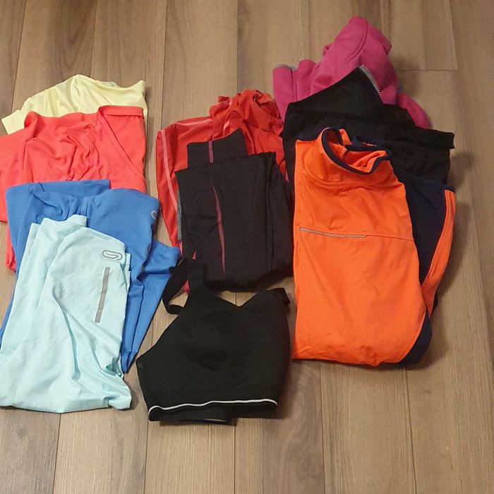 Ubrania damskie do biegania fitness rozmiar S/M - 10 sztuk