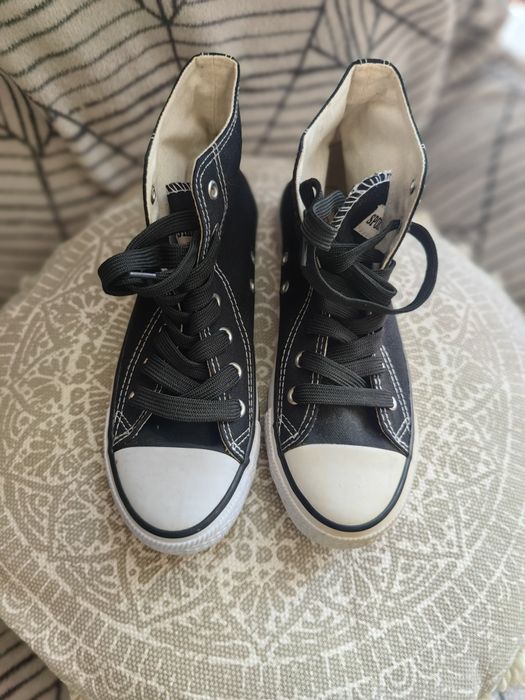 Trampki damskie z wysokim stanem 39