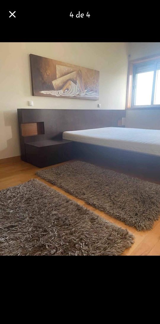 Tapetes bege/ cinza