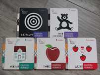 Zestaw 5x Książeczka Poznawcza Smart Books +3M +6M +12M