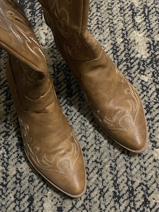 Трендові сапоги-козаки високі 39 розмір