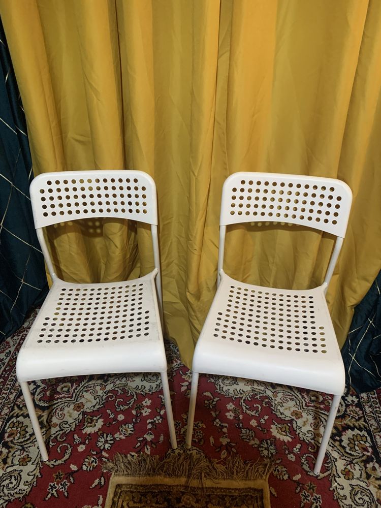 ADDE Krzesla IKEA dwa białe polecam