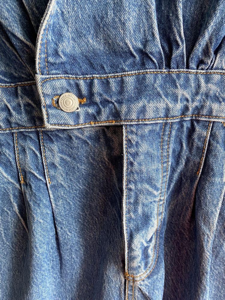 Шикарний джинсовий комбінезон zara