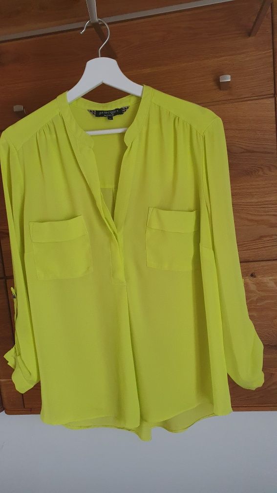 Piękna ,elegancka limonkowa koszula