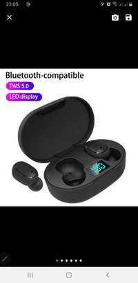 Auriculares Bluetooth E6S TWS Novos em Caixa