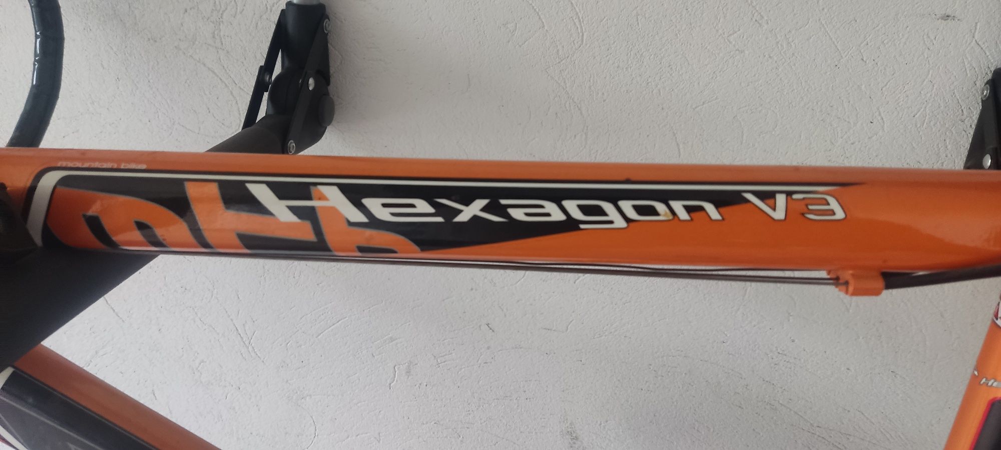 Rower Kross Hexagon pomarańczowy