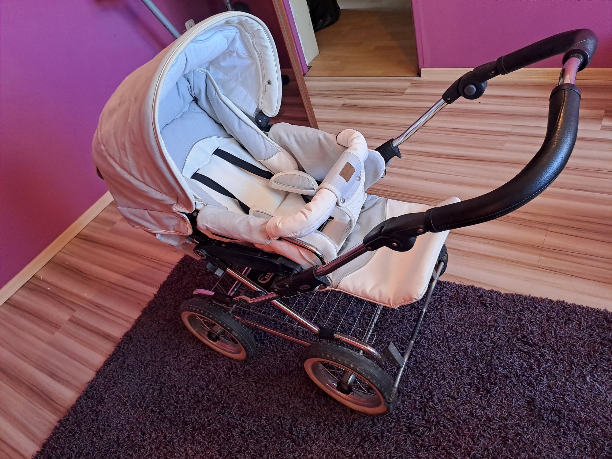 Wózek emaljunga 2 w 1 plus adaptery do fotelika