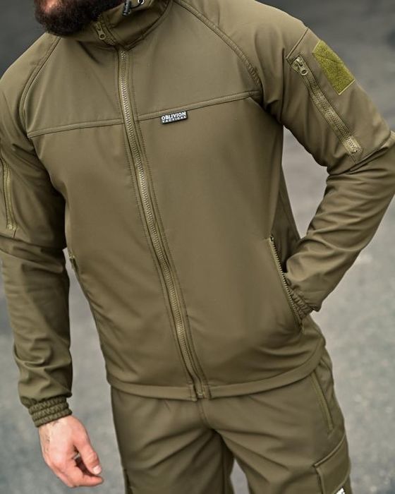 Тактичний костюм софтшел Oblivion олива/военная форма демисезон