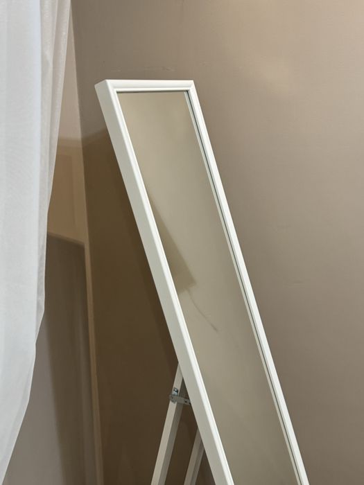FLAKNAN Lustro stojące, biały, 30x150 cm (IKEA)