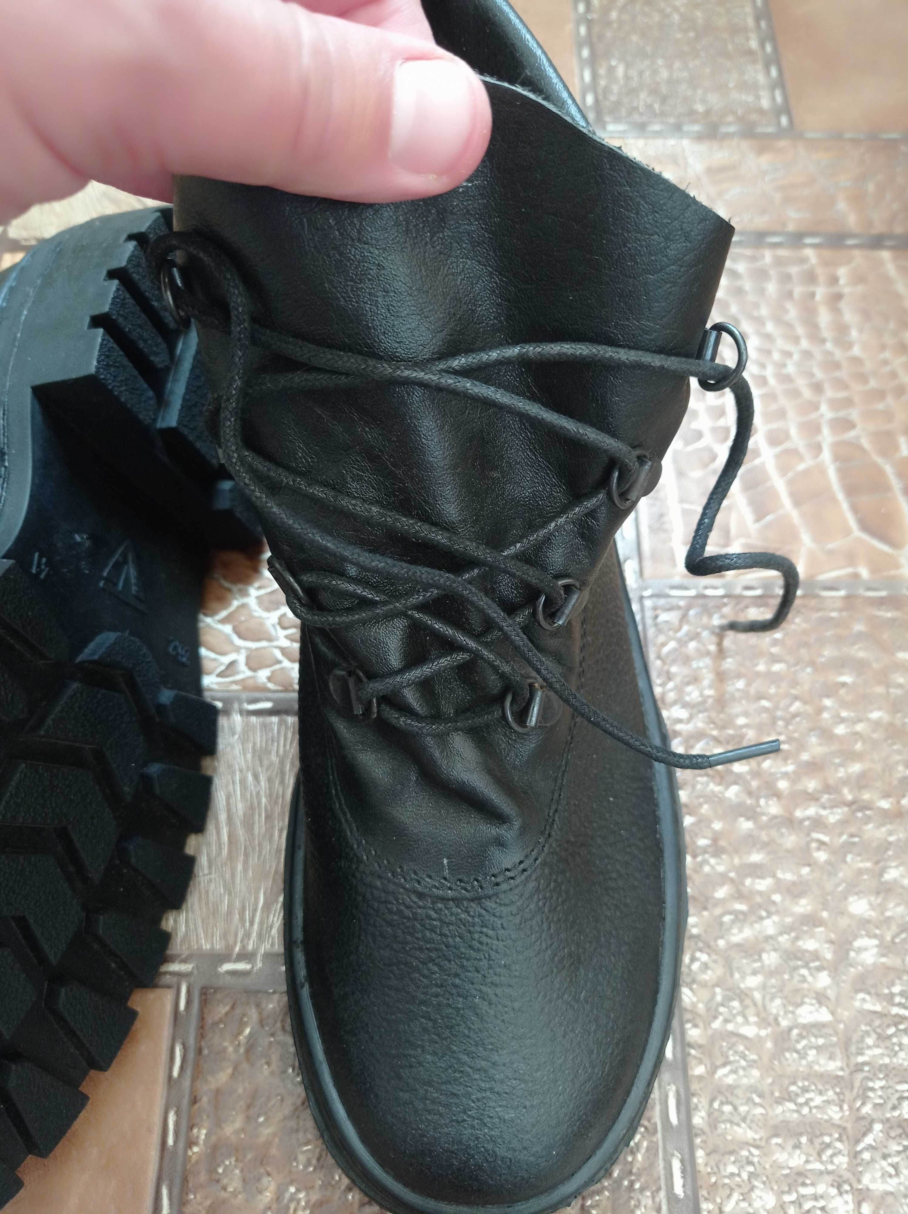 Ботинки рабочие кожаные (Украина)