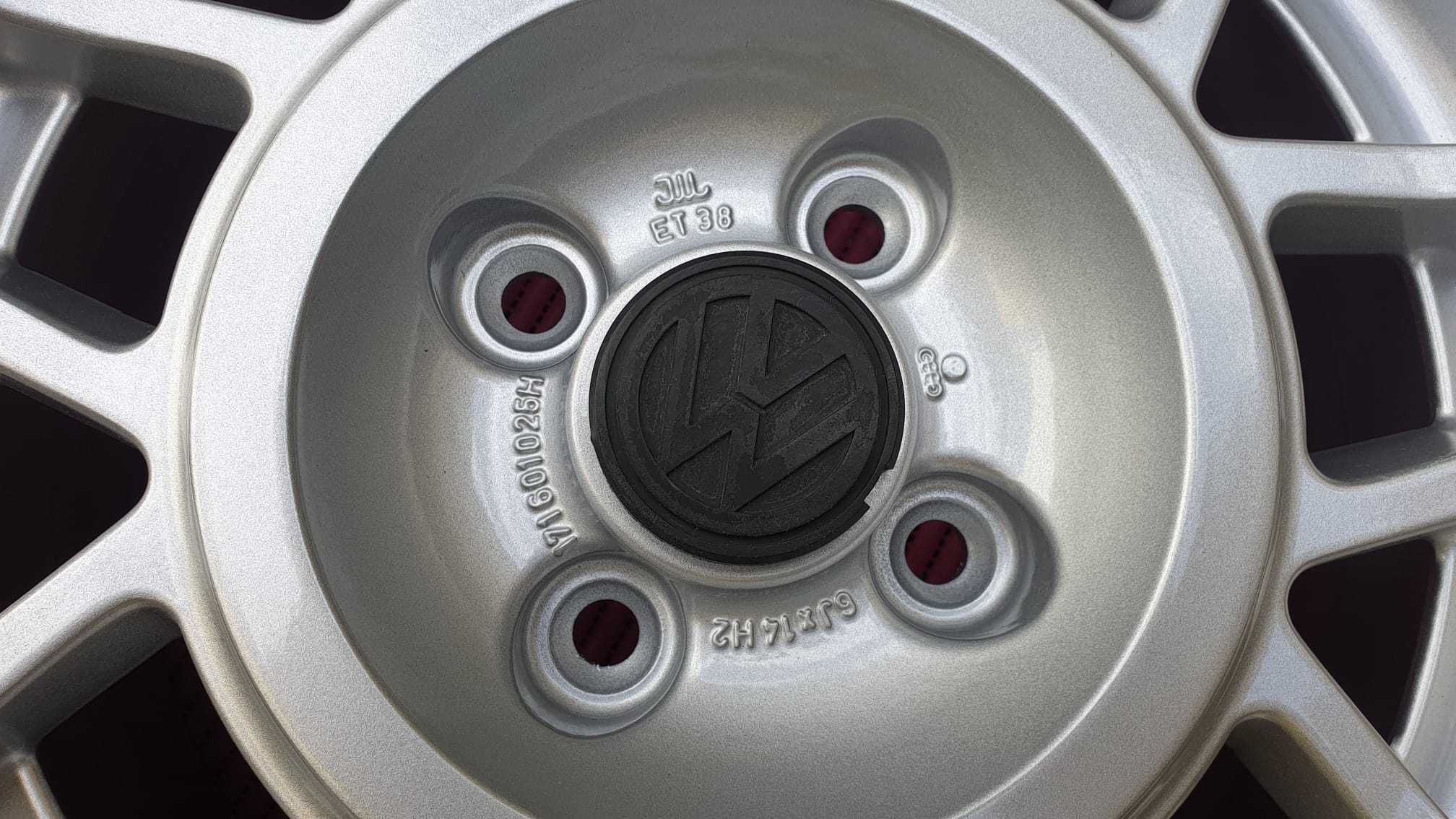 3493 - Jantes 14 4x100 Originais VW Golf MK1 Cabrio Karmann