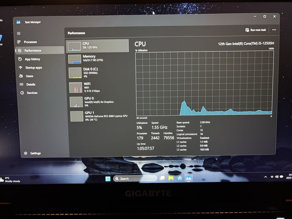 GIGABYTE G5 KF gamingowy laptop
