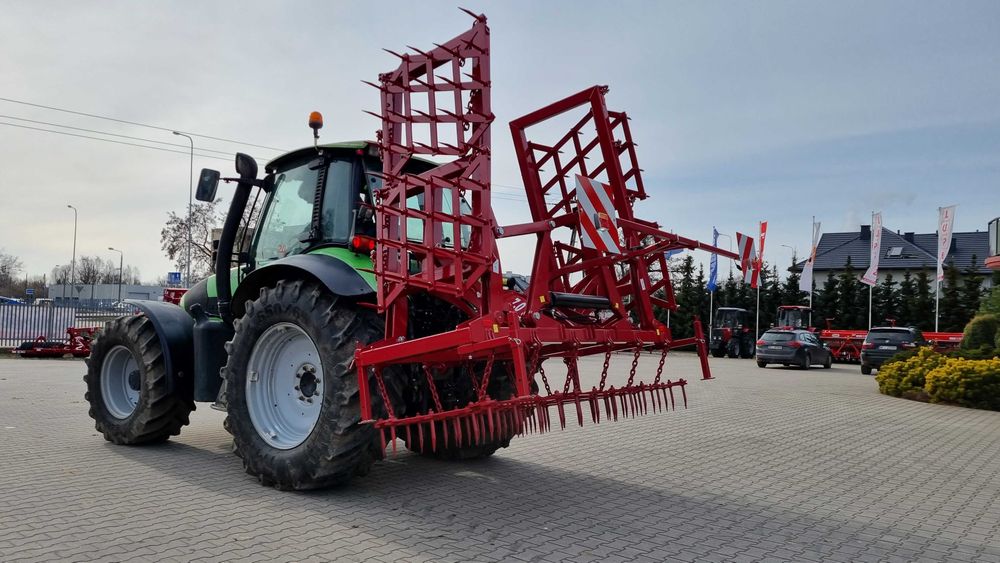 Brony polowe zębowe ciężkie 7 pól z włóką/wałem strunowym | PRODUCENT
