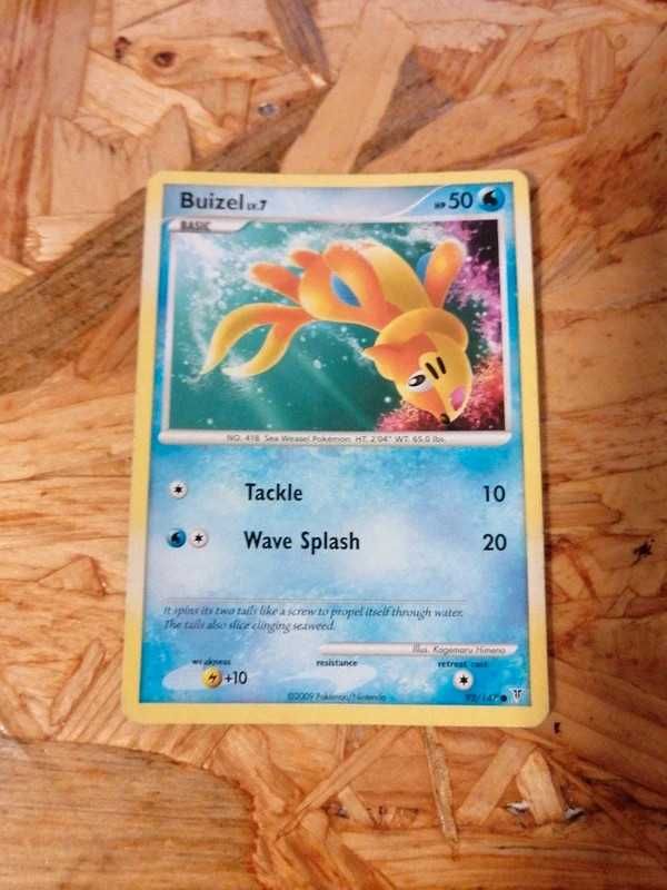 Buizel 92 / 147 carta