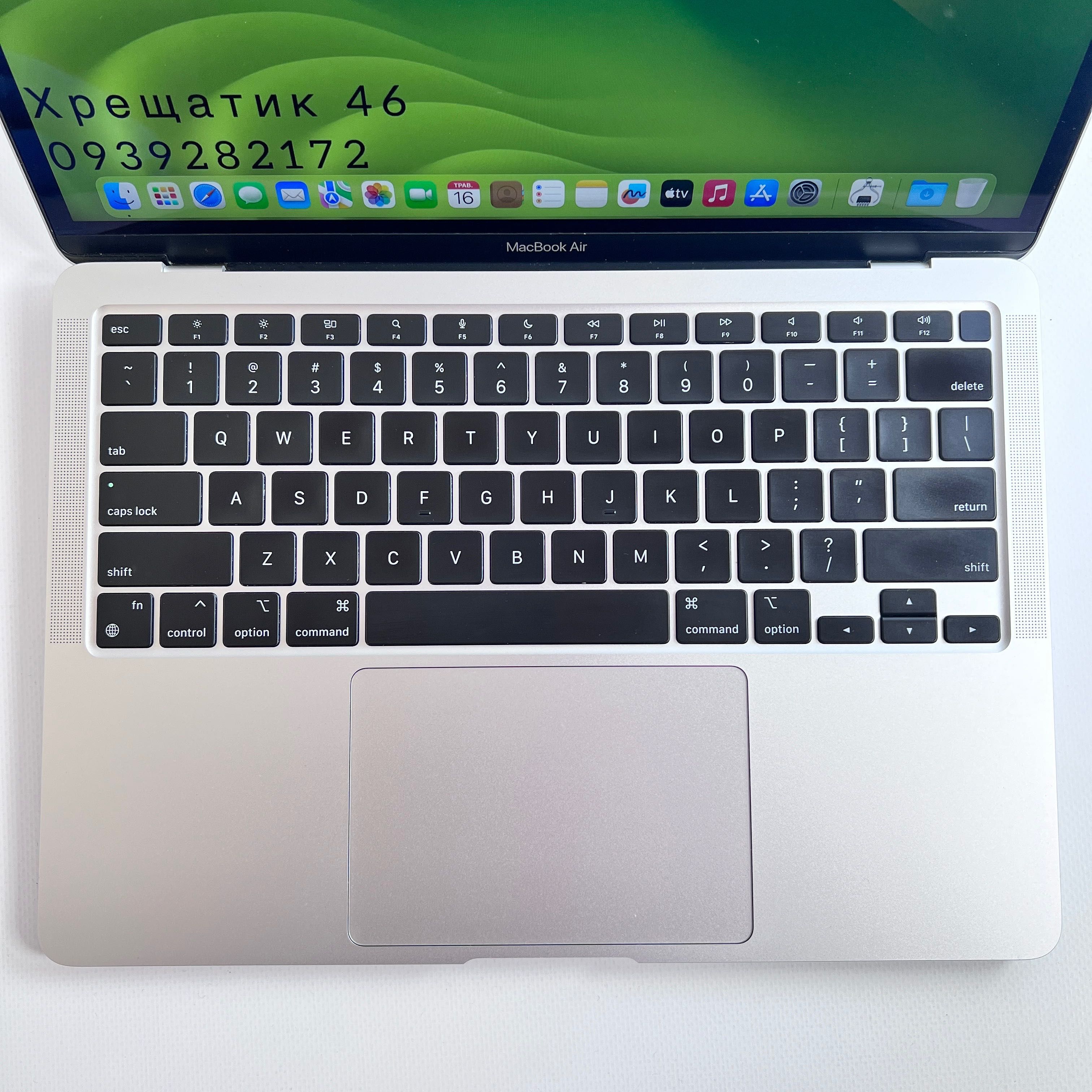 M1 MacBook Air 13 2020 16/256 GB SSD Silver МАГАЗИН ГАРАНТІЯ 3 місяці