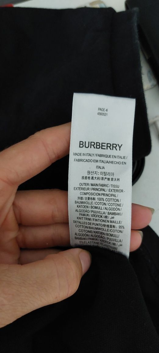Koszulka męska polo Burberry